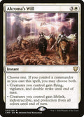 Akroma's Will 3 (Commander Legends)  - Foil