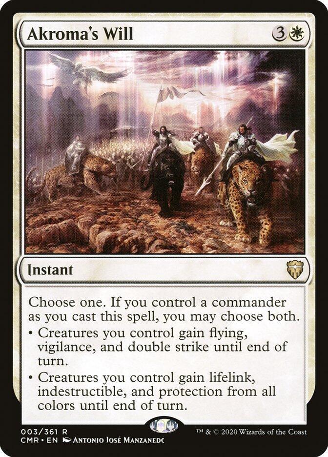 Akroma's Will 3 (Commander Legends)  - Foil