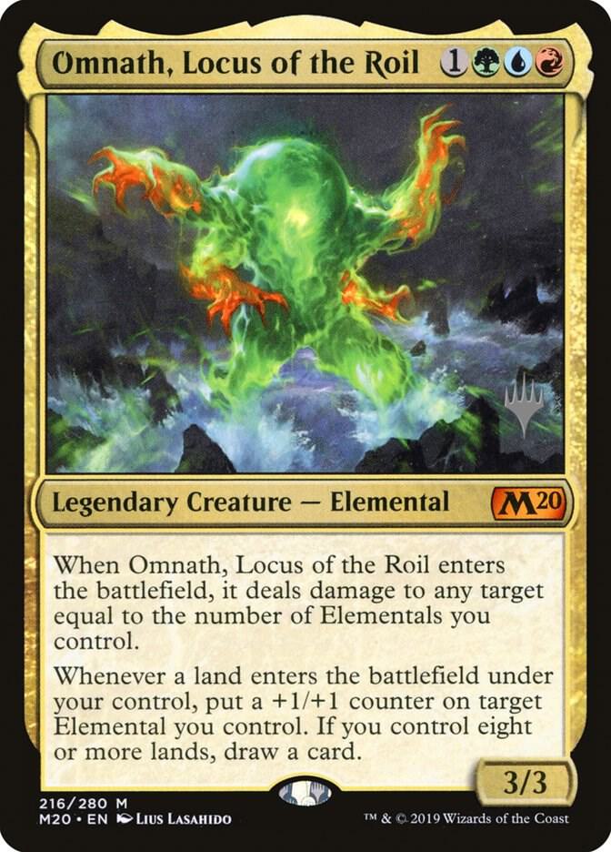 Omnath Locus of the Roil 216p/144 (Promo Pack: Core Set 2020) 
