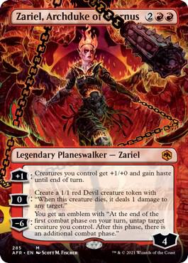 Zariel Archduke of Avernus Borderless (Adventures in the Forgotten Realms) 