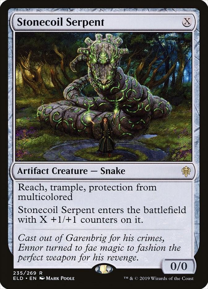 Stonecoil Serpent 235 (Throne of Eldraine) 