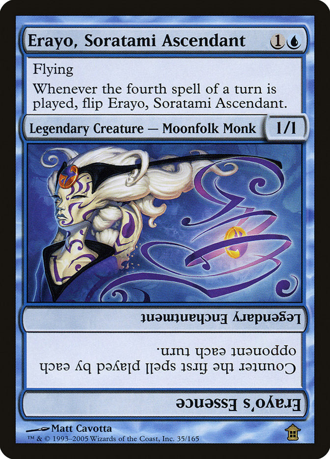 Erayo, Soratami Ascendant // Erayo's Essence 35/165 (Saviors of Kamigawa) 
