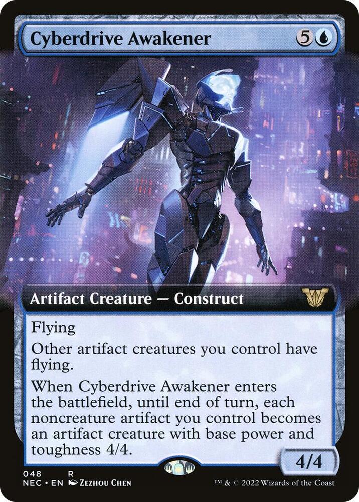 Cyberdrive Awakener 48/38 (Commander: Kamigawa: Neon Dynasty)  - Extended Art