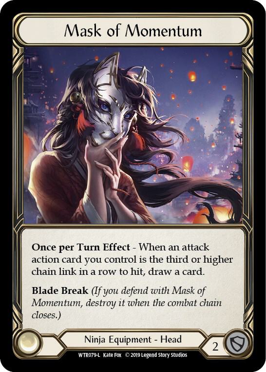 Mask of Momentum WTR079 (Welcome to Rathe)  - Unlimited Edition Rainbow Foil