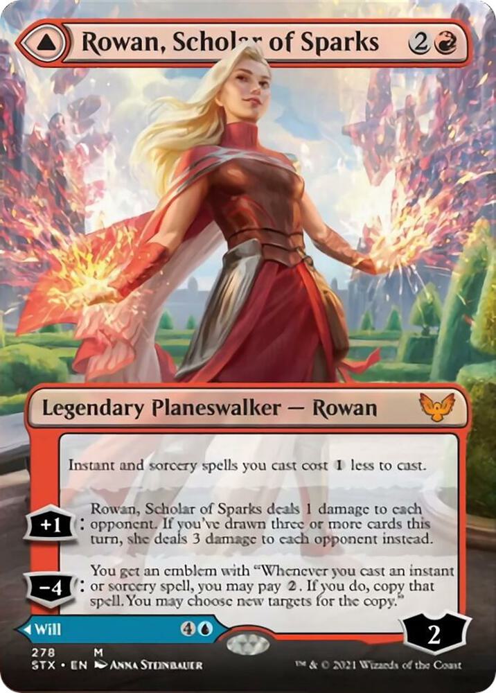 Rowan Scholar of Sparks Borderless (Strixhaven: School of Mages) 
