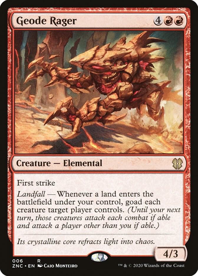 Geode Rager 6 (Commander: Zendikar Rising) 