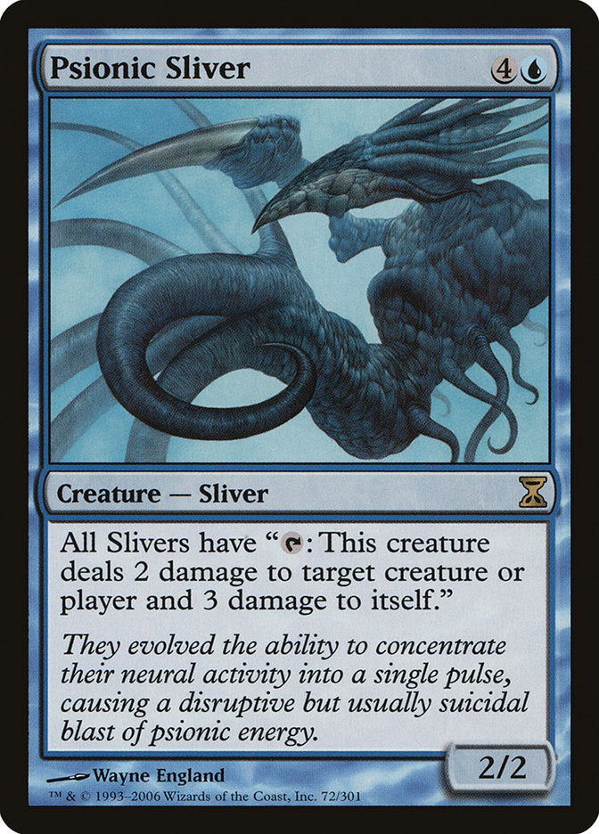 Psionic Sliver 72 (Time Spiral) 