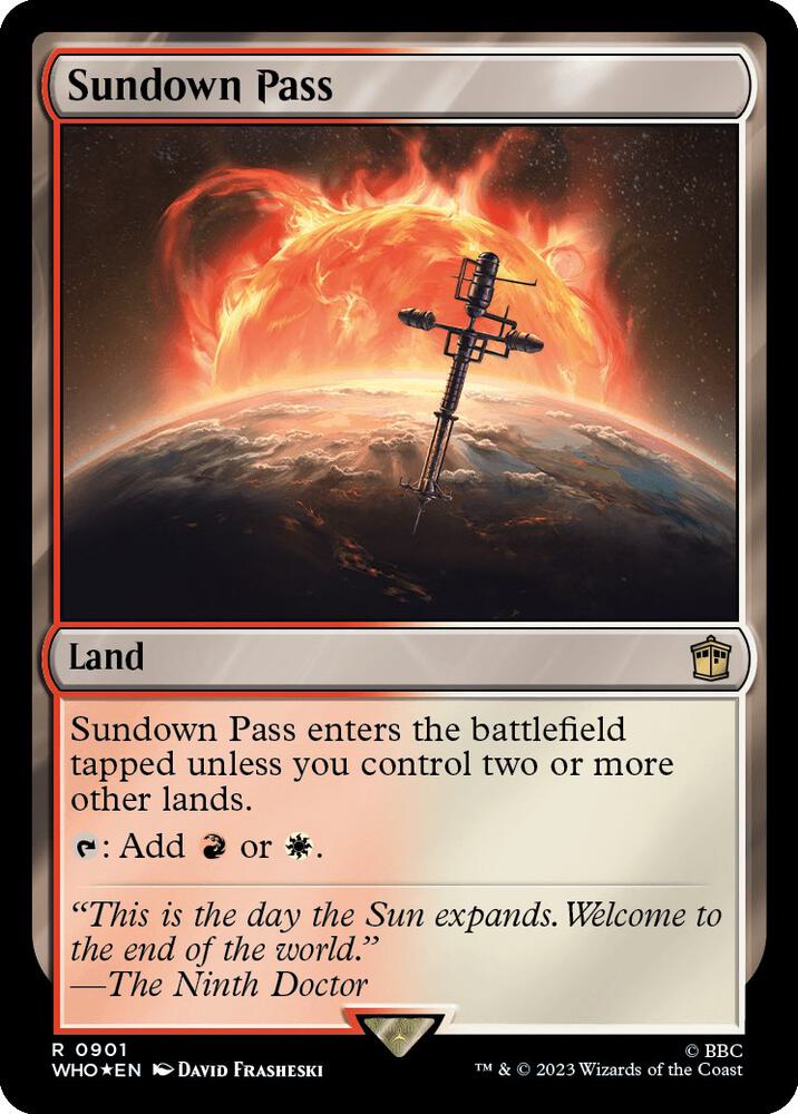 Sundown Pass Surge Foil (Universes Beyond: Doctor Who)  - undefined