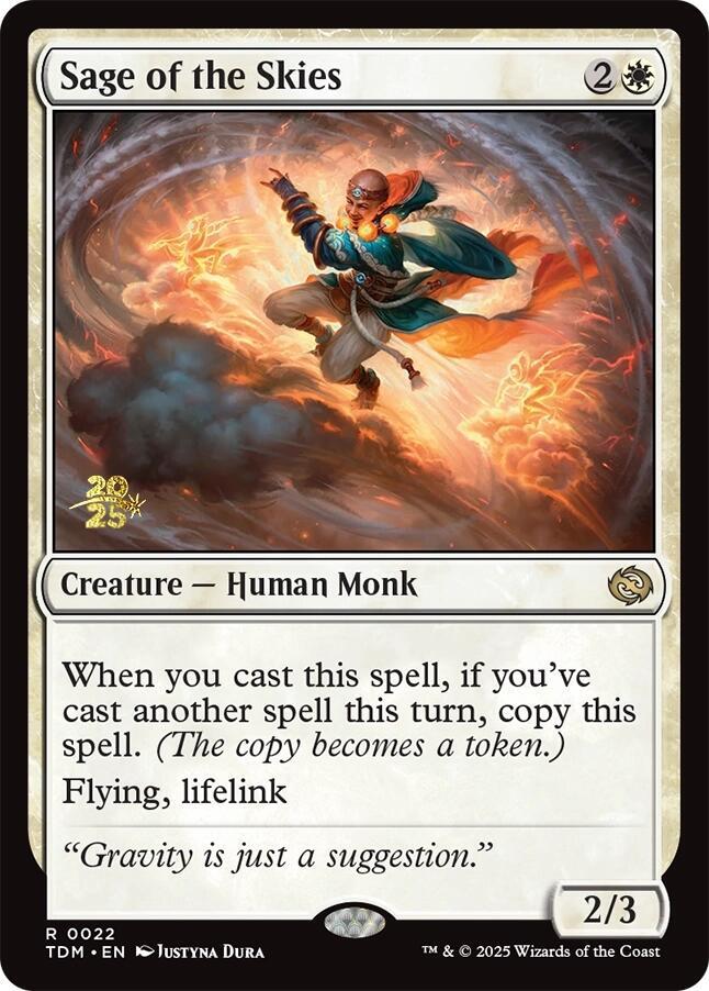 Sage of the Skies 22s/166 (Prerelease Cards)  - Foil