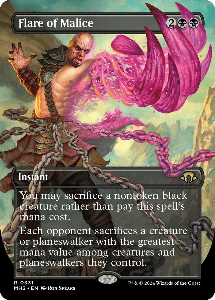 Flare of Malice Borderless (Modern Horizons 3)  - undefined