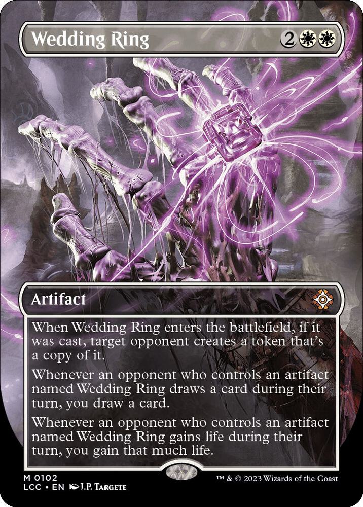 Wedding Ring Borderless (Commander: The Lost Caverns of Ixalan) 