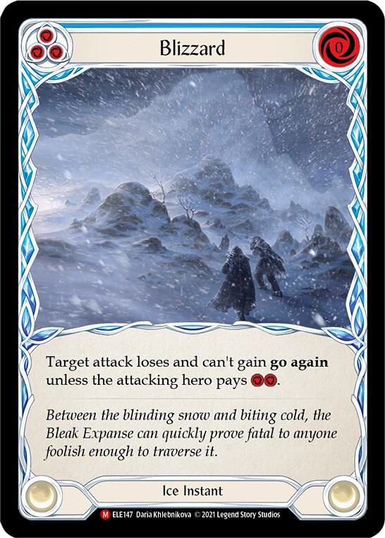 Blizzard (Tales of Aria)  - 1st Edition Rainbow Foil