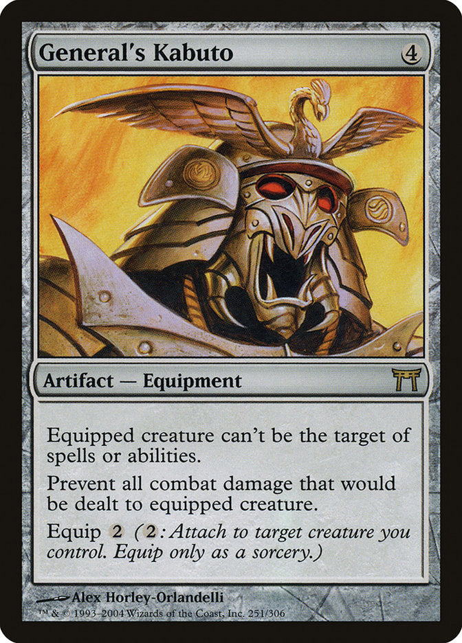 General's Kabuto 251/306 (Champions of Kamigawa)  - Foil