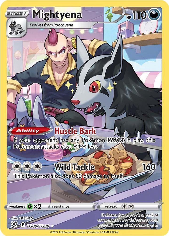 Mightyena TG09/TG30 (SWSH10: Astral Radiance Trainer Gallery)  - Holofoil