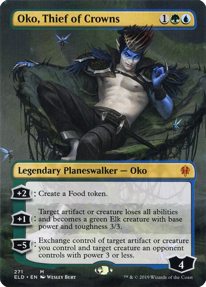 Oko, Thief of Crowns 271/269 (Throne of Eldraine)  - Borderless