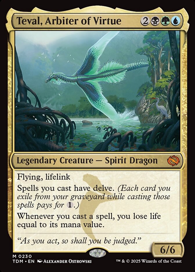 Teval, Arbiter of Virtue (Tarkir: Dragonstorm)  - undefined