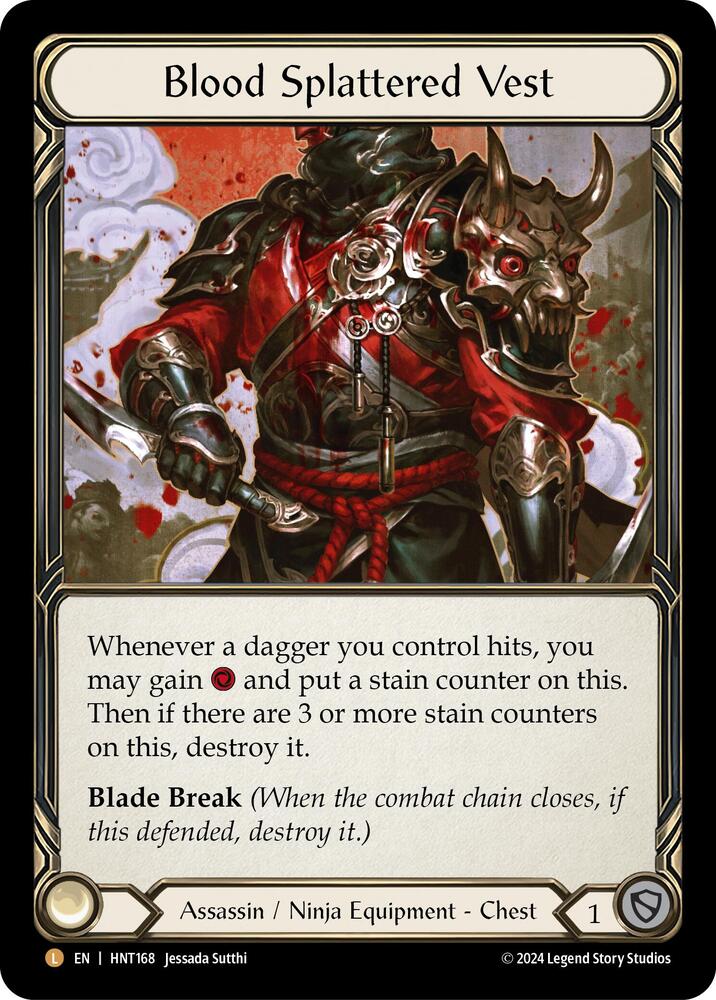 Blood Splattered Vest (The Hunted)  - Rainbow Foil