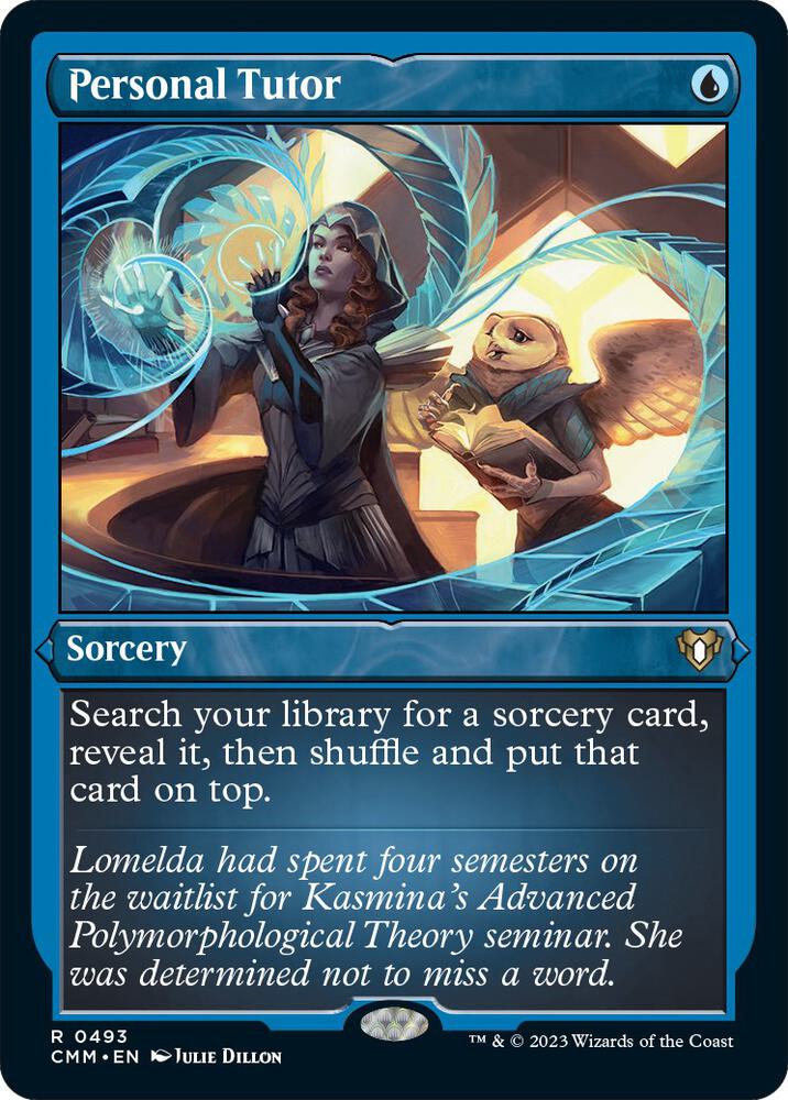 Personal Tutor 493 (Commander Masters)  - Etched Foil