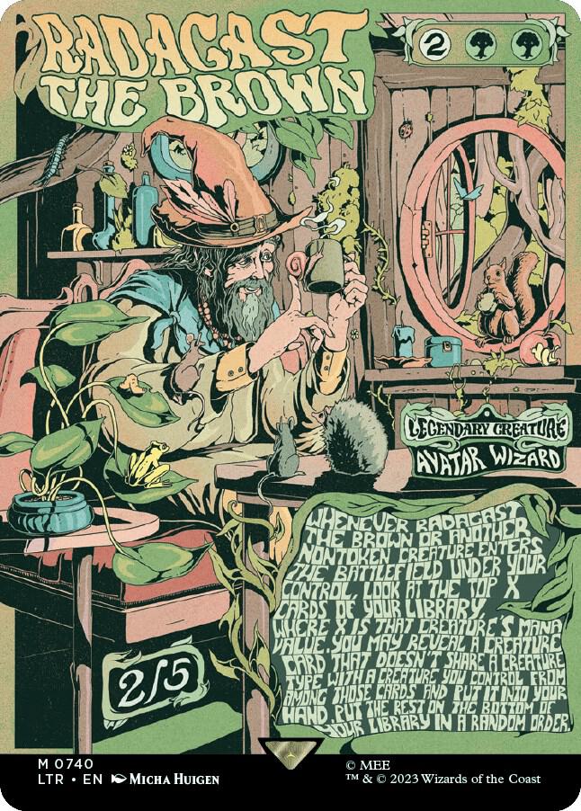 Radagast the Brown Borderless Poster 740 (Universes Beyond: The Lord of the Rings: Tales of Middle-earth) 