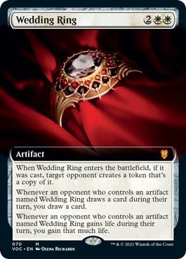 Wedding Ring Extended Art 70 (Commander: Innistrad: Crimson Vow) 