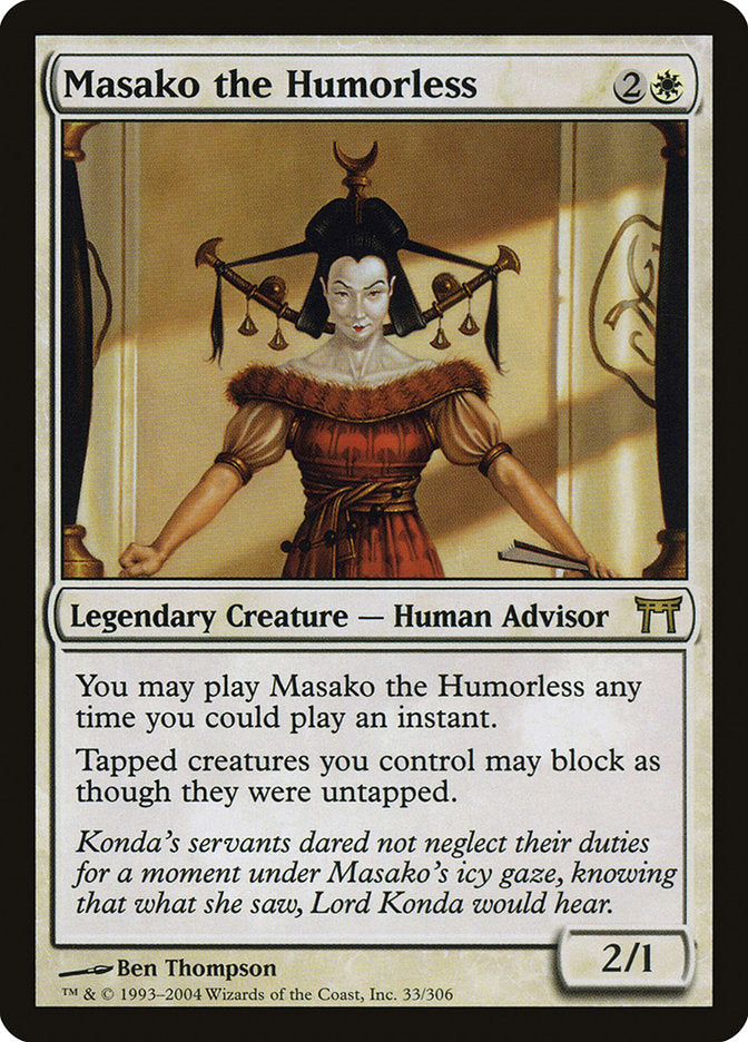 Masako the Humorless 33/306 (Champions of Kamigawa) 