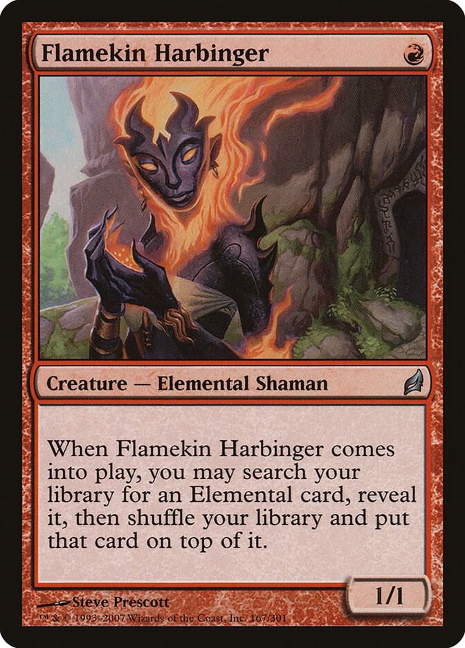 Flamekin Harbinger 167/301 (Lorwyn)  - Foil