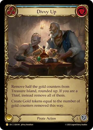 Divvy Up Treasure (High Seas)  - Cold Foil