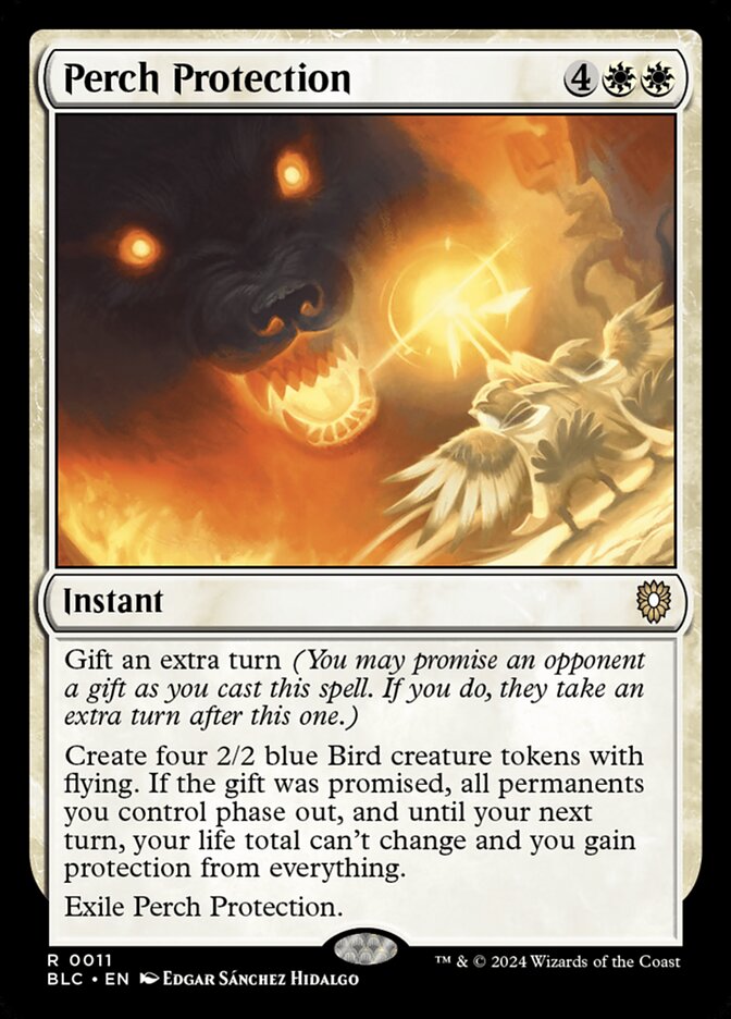 Perch Protection (Commander: Bloomburrow) 