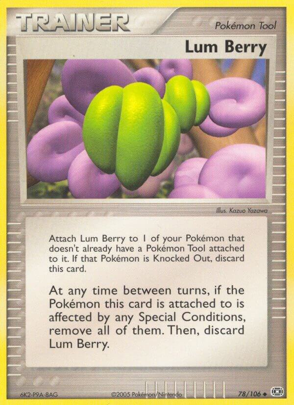 Lum Berry (Emerald)  - Reverse Holofoil
