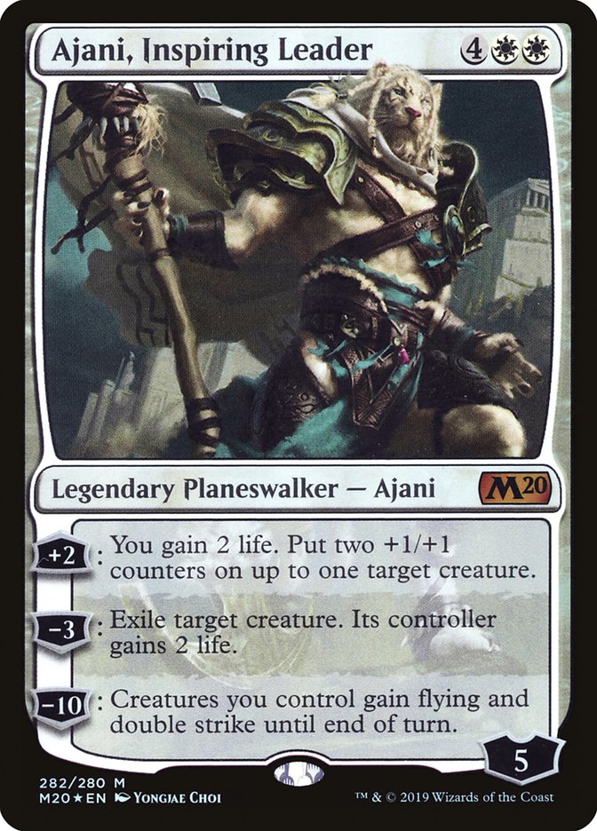 Ajani, Inspiring Leader (Core Set 2020)  - undefined
