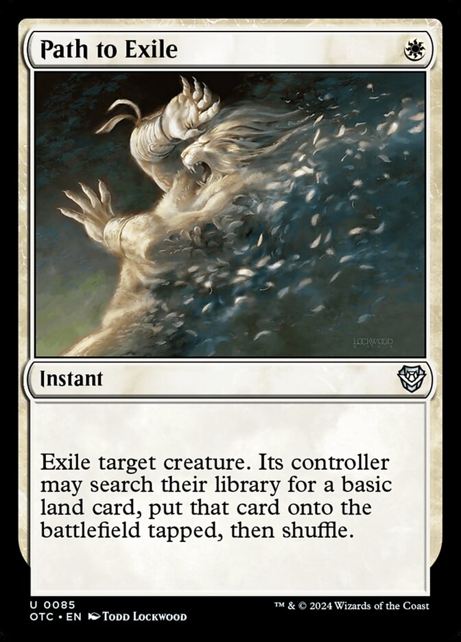 Path to Exile 85/342 (Commander: Outlaws of Thunder Junction) 