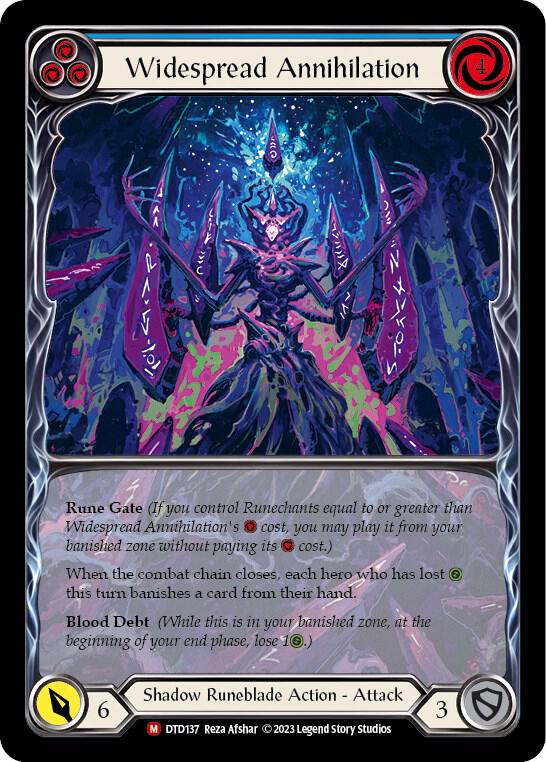 Widespread Annihilation DTD137 (Dusk till Dawn)  - Extended Art Rainbow Foil