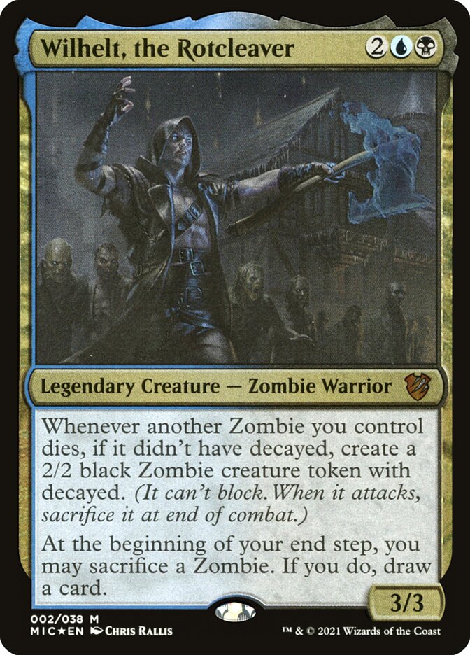 Wilhelt, the Rotcleaver 2 (Commander: Innistrad: Midnight Hunt)  - Foil