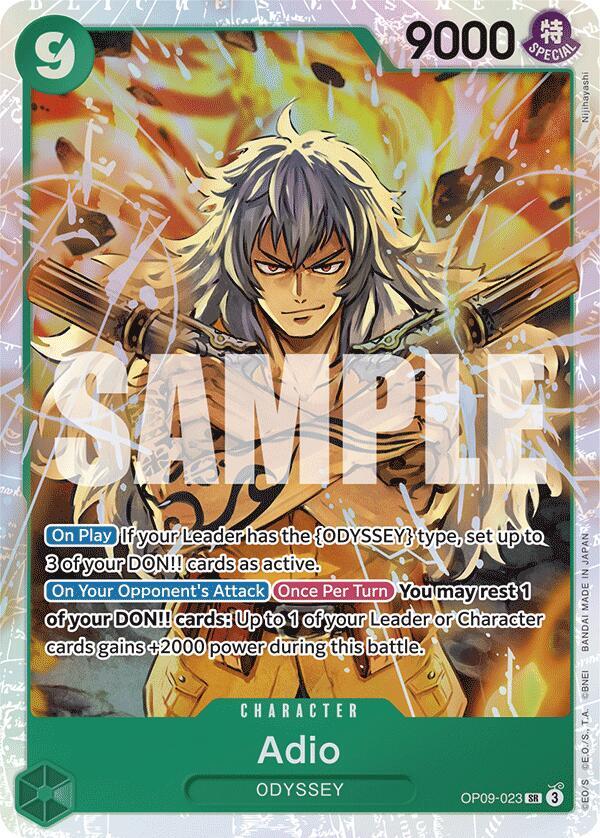 Adio (Emperors in the New World)  - Foil