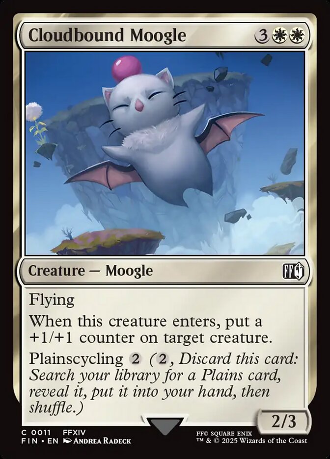 Cloudbound Moogle (FINAL FANTASY) 