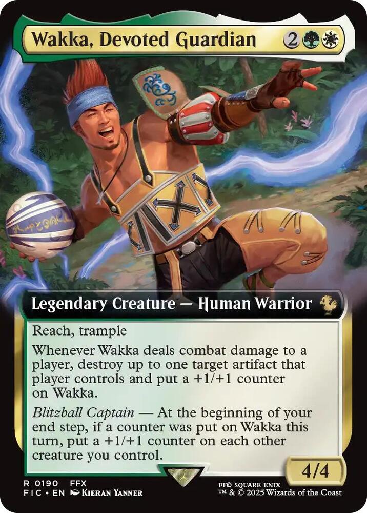 Wakka Devoted Guardian Extended Art (Commander: FINAL FANTASY)  - undefined