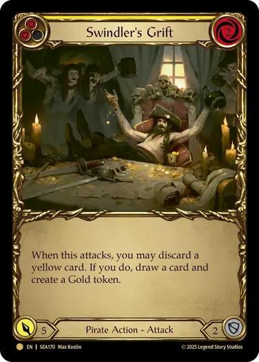 Swindlers Grift Yellow Treasure (High Seas)  - Cold Foil