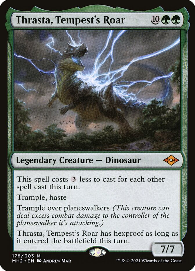 Thrasta, Tempest's Roar 178/303 (Modern Horizons 2) 