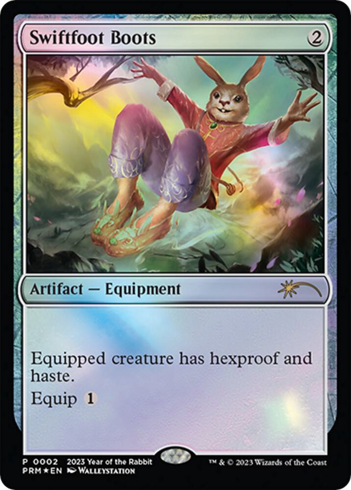 Swiftfoot Boots 2/4 (Unique and Miscellaneous Promos)  - Foil