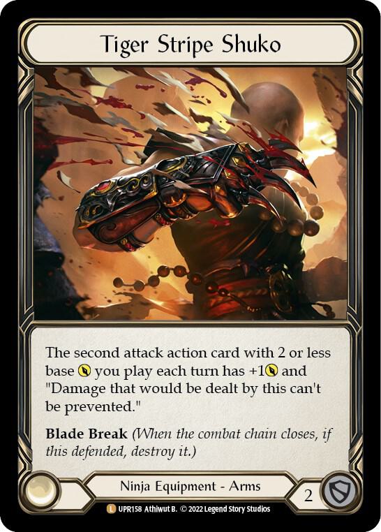 Tiger Stripe Shuko (Uprising)  - Rainbow Foil