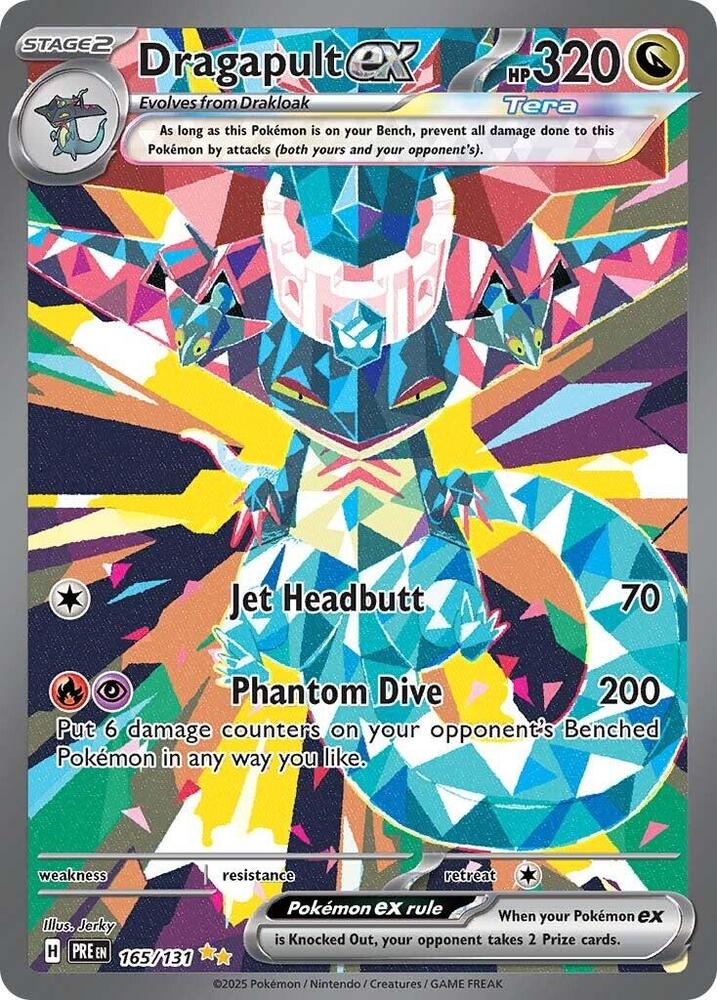 Dragapult ex 165 131 (SV: Prismatic Evolutions)  - Holofoil