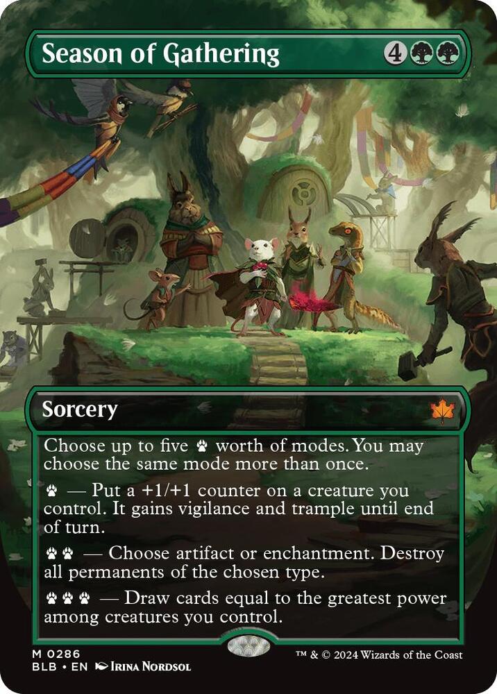 Season of Gathering Borderless (Bloomburrow)  - undefined