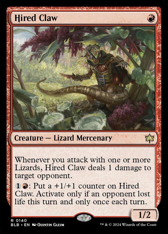 Hired Claw (Bloomburrow)  - undefined