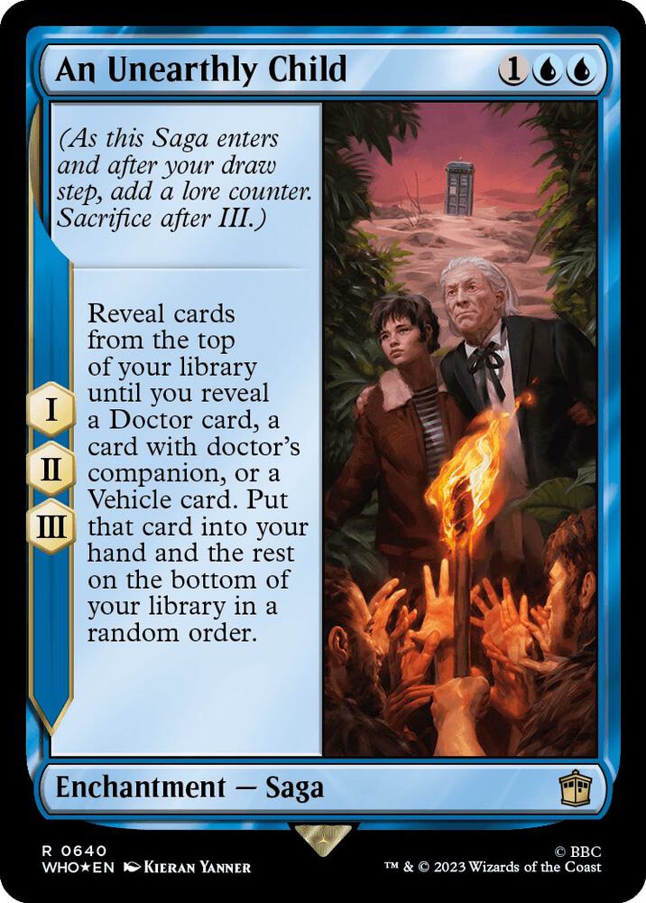 An Unearthly Child Surge Foil (Universes Beyond: Doctor Who)  - undefined