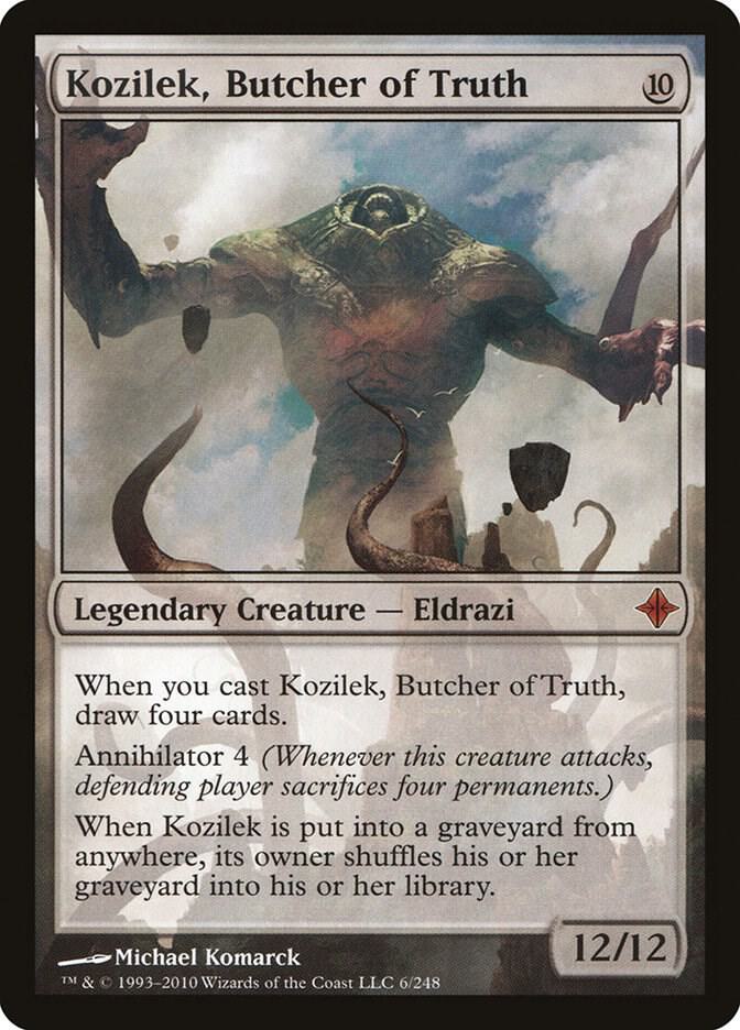 Kozilek, Butcher of Truth 6 (Rise of the Eldrazi) 