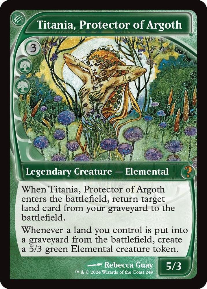 Titania, Protector of Argoth 249/390 (Mystery Booster 2)  - Future Sight Foil