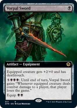 Vorpal Sword Extended Art 377/281 (Adventures in the Forgotten Realms)  - Foil