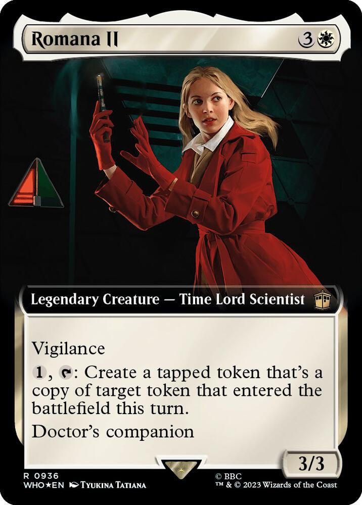 Romana II Extended Art Surge Foil (Universes Beyond: Doctor Who)  - undefined