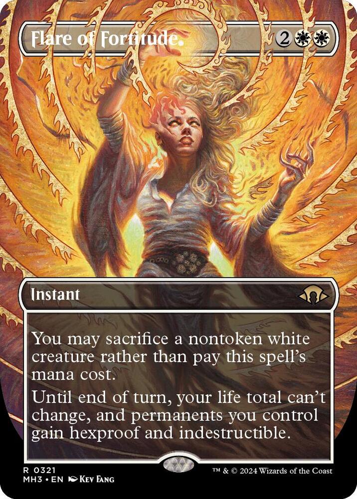 Flare of Fortitude Borderless (Modern Horizons 3) 