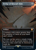 Bridge of Khazad dum Ensnaring Bridge Borderless Surge Foil 380 (Commander: The Lord of the Rings: Tales of Middle-earth)  - Borderless Surge Foil